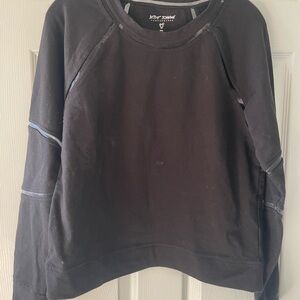Betsey Johnson Black Performance Sweatshirt